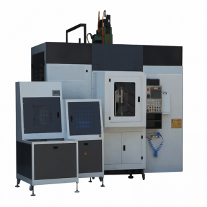 Máquina de transferencia rotativa de ocho estaciones, tres direcciones, nueve ejes y tres vías